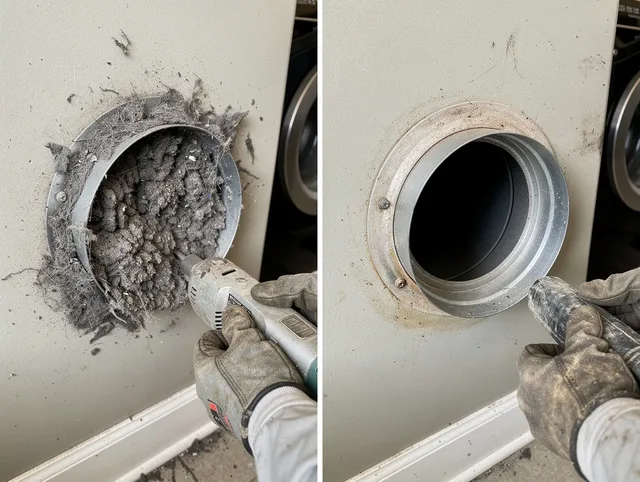 Professional clogged vent cleaning by San Marino Dryer Vent Cleaning in San Marino